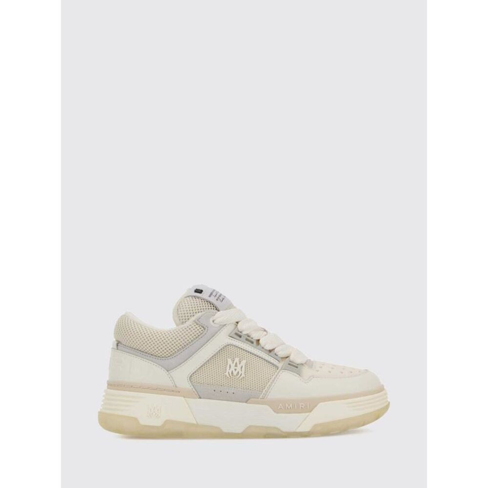 Amiri Men Ma-1 High Top Leather And Mesh Sneakers Amiri With Monogram
